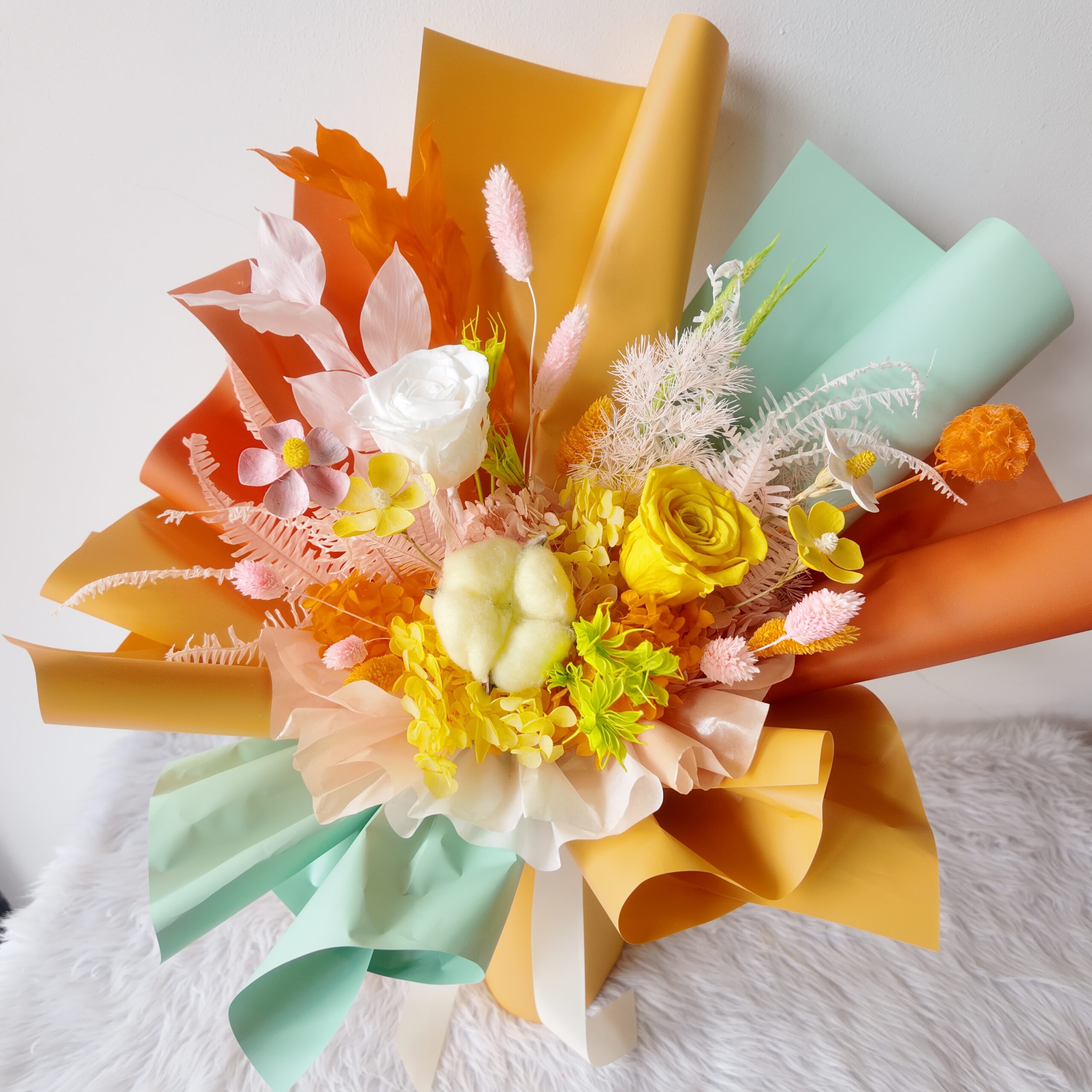 Clementine - Dried Flower Bouquet - Image 2